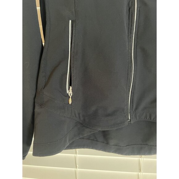 Asics Womens Black Polyester/Spandex Jacket With Zipper Pockets & Reflective S - Picture 2 of 5
